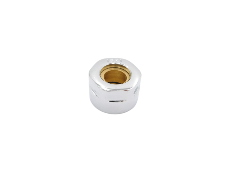 Złączka zaciskowa chrom połysk CU GW M22x1,5/15