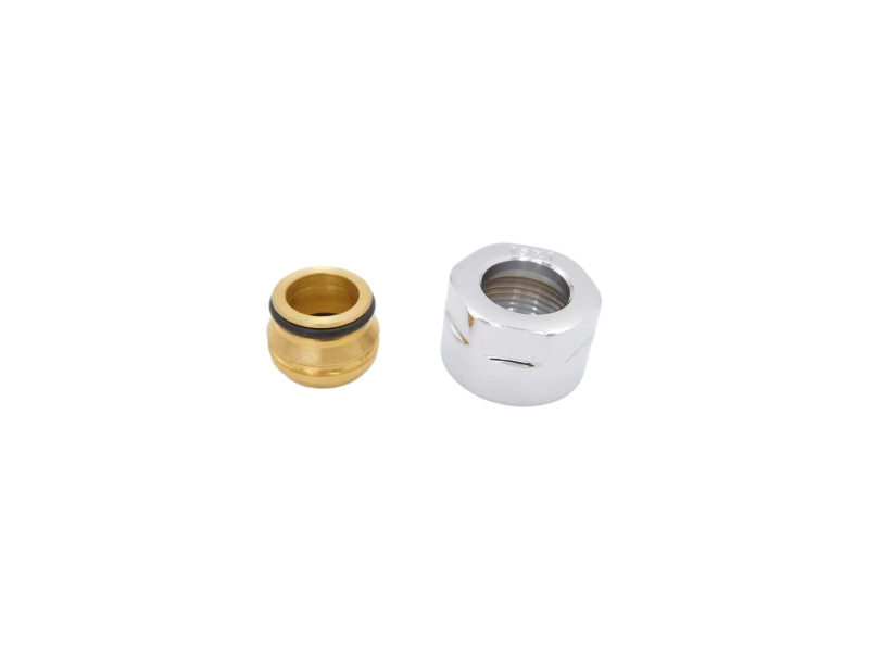 Złączka zaciskowa chrom połysk CU GW M22x1,5/15