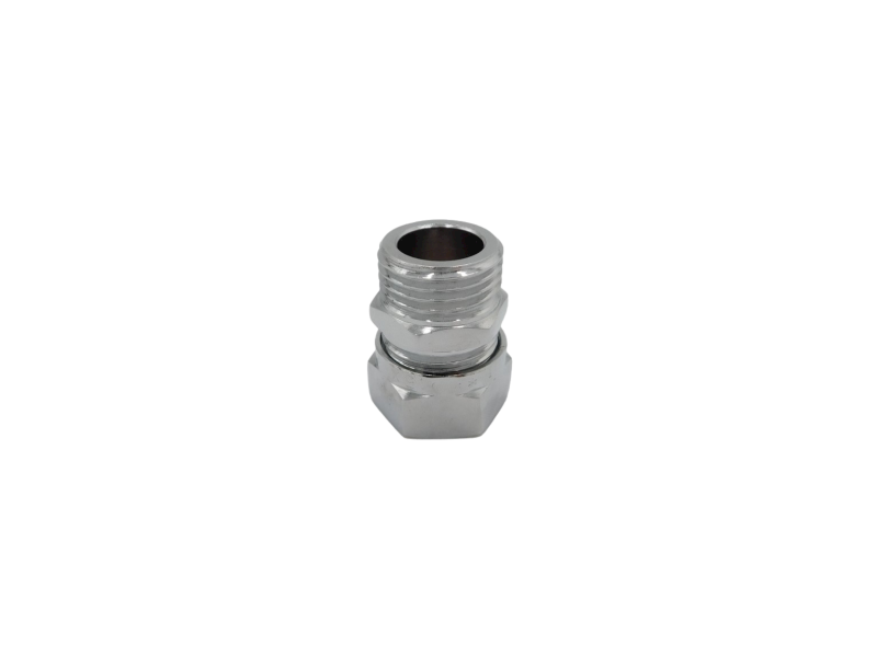 Złączka skręcana CU 15x1/2" GZ chrom połysk 