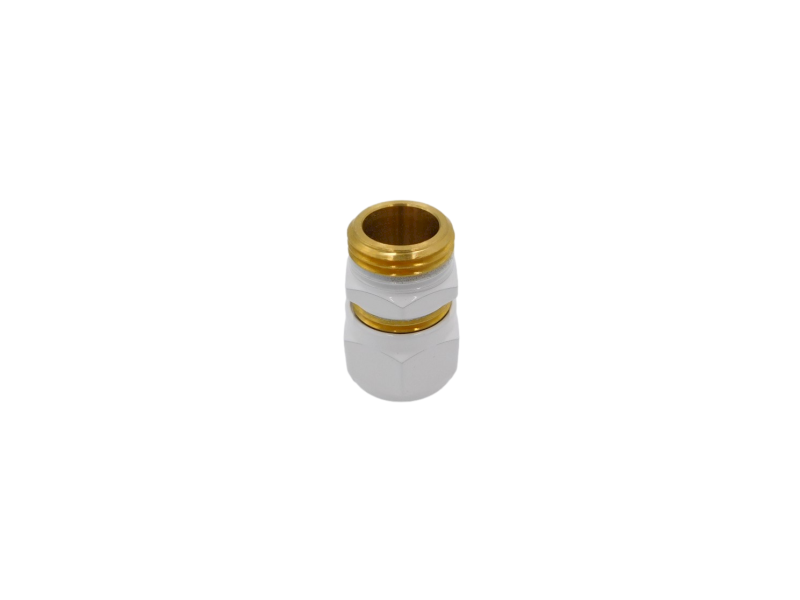Złączka skręcana PEX 16x1/2" GZ biała