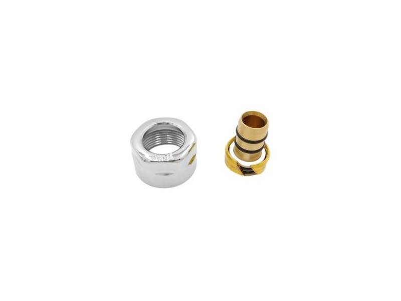 Adapter kompletny M22x1,5X16 chrom połysk