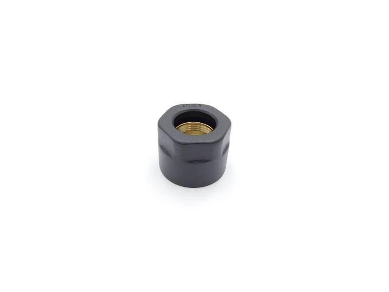 Adapter kompletny M22x1,5X15 czarny strukt.