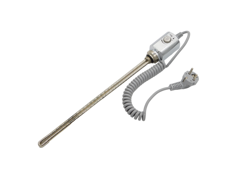 Grzałka elektryczna grzejnik 1/2" chrom 600W