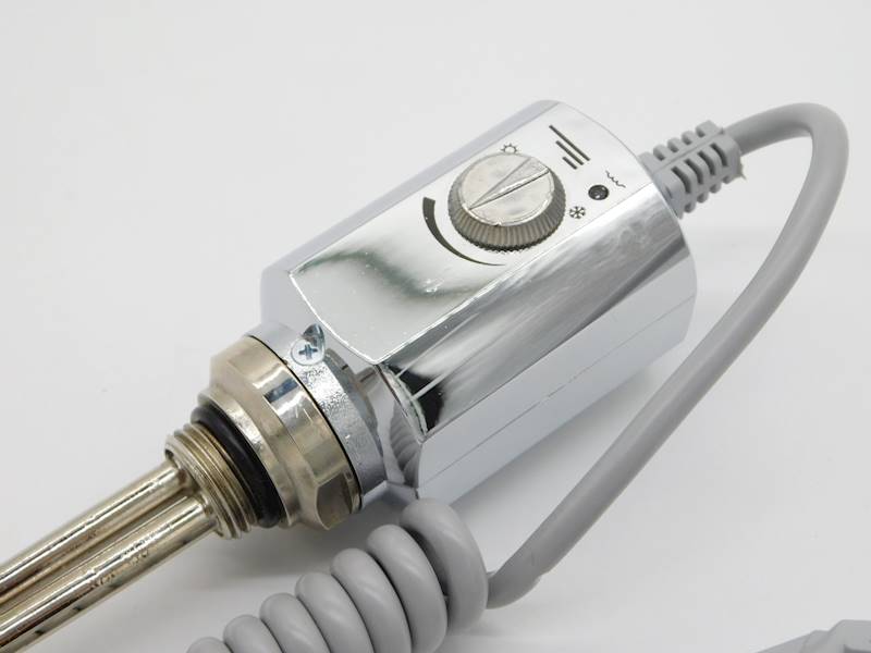 Grzałka elektryczna grzejnik 1/2" chrom 600W