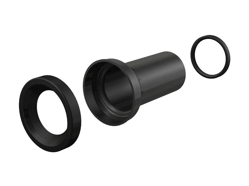 Króciec dopływowy fi90 L=14cm Alcaplast M902