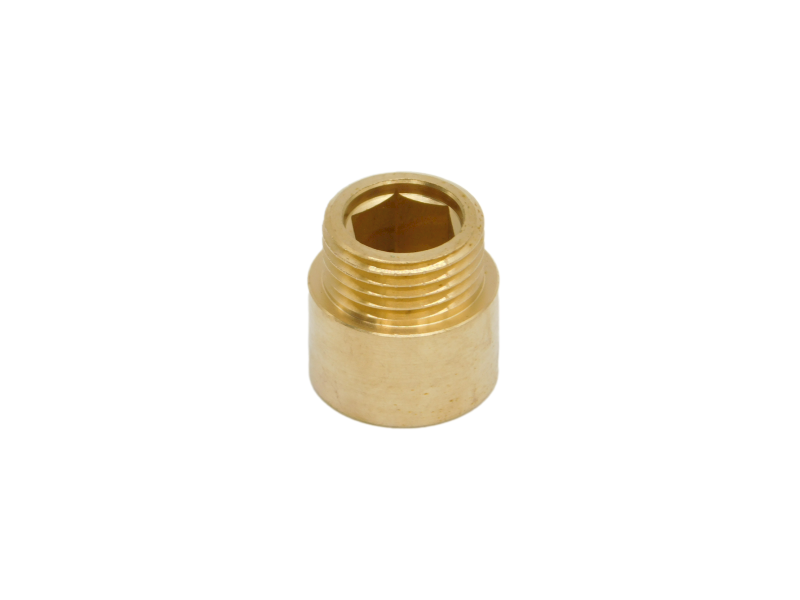 Przedłużka mosiężna 1/2" L=15mm