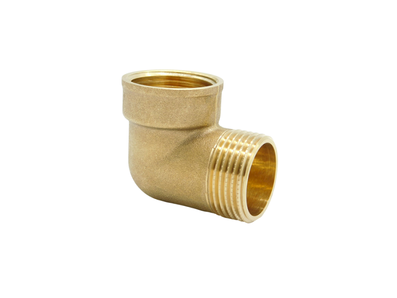 Kolano mosiężne 3/8" (7)