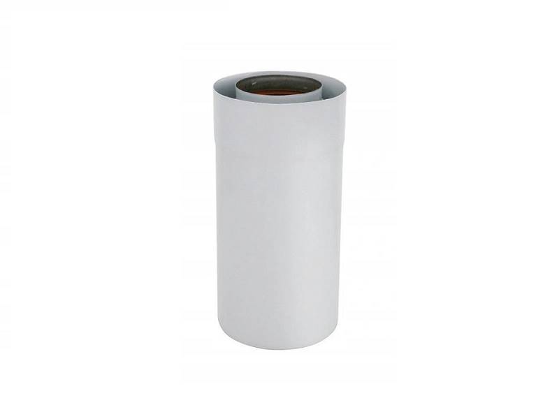 Rura kominowa biała 80/125 L=0,25m