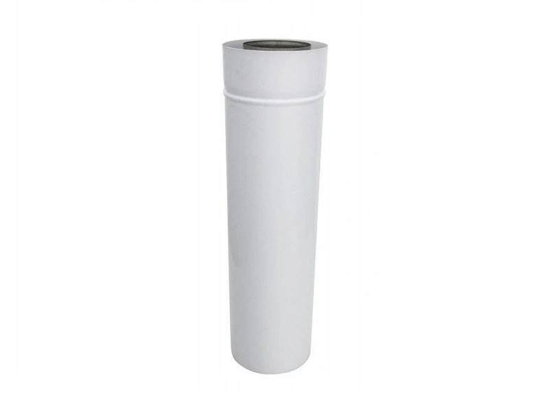Rura kominowa biała 80/125 L=0,5m