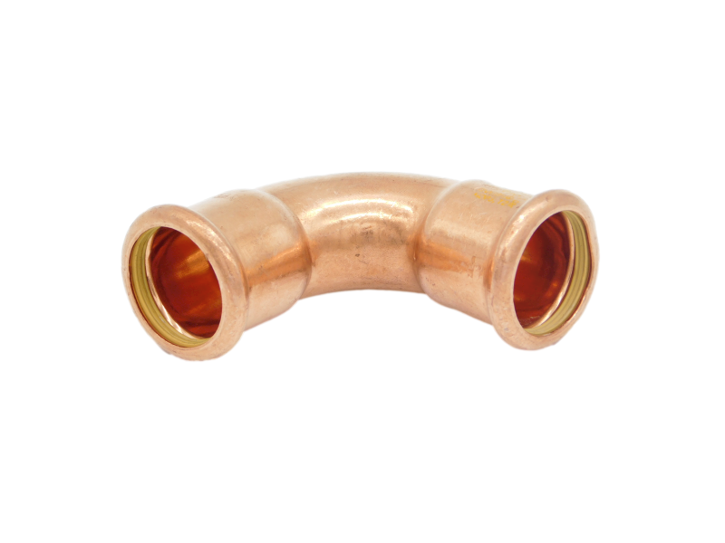 PressGaz Łuk 18mm 90st 2-kielichowy 