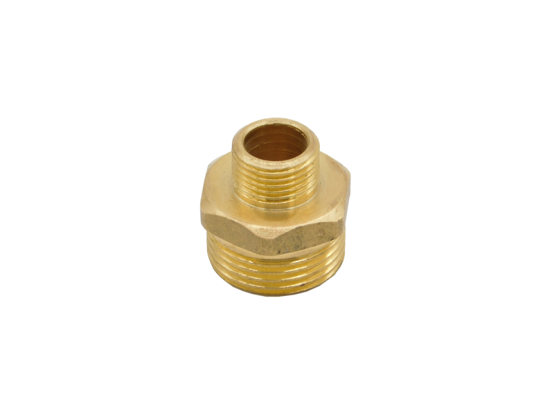 Nypel mosiężny redukcyjny 3/4"x3/8"