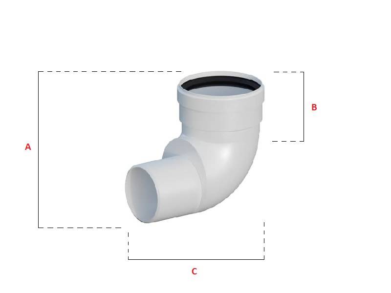 Ricom Kolano kominowe redukcyjne PP 60/80