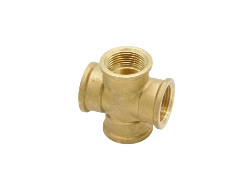 Czwórnik mosiężny 3/4"