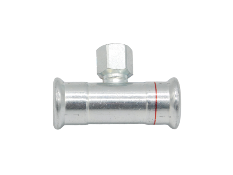 STEEL Trójnik GW 22x1/2"x22