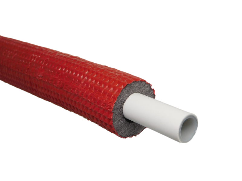 Rura Pert/AL/Pert 25x2,5 w otulinie czerwonej