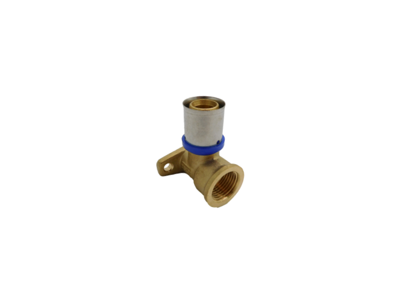 Perfect PEX zapras Kolano GW 16x1/2" z łapkami