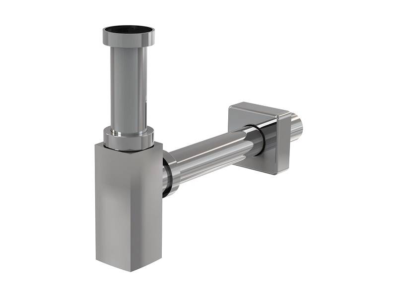 Półsyfon umywalkowy A401 Alcaplast metal kwadrat
