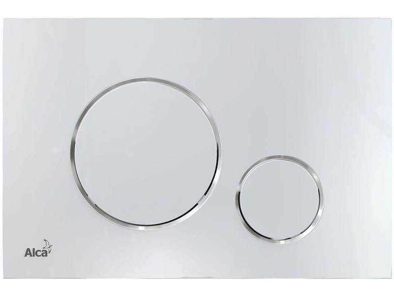 Przycisk Alcaplast Delfin M671 chrom połysk