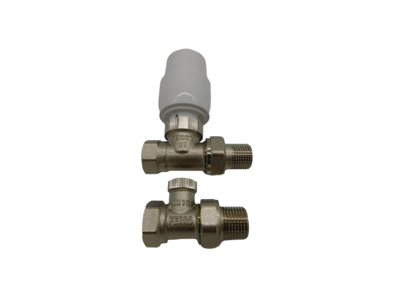 Zestaw termostatyczny prosty 1/2" Ferro