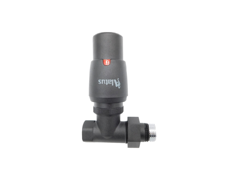 Zestaw termostatyczny 1/2" Royal prosty czarny