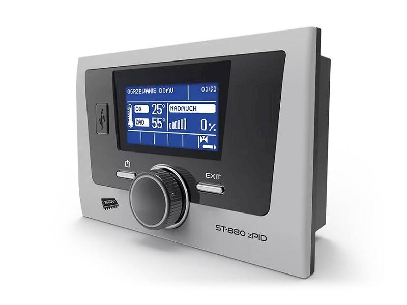 TECH Sterownik do kotła zasypowego ST-880 zPID