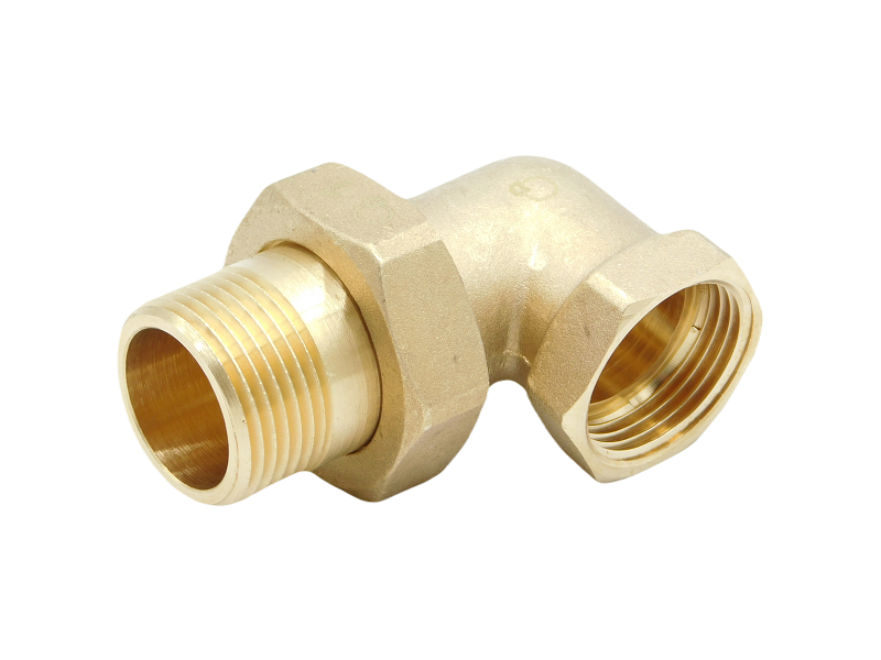 Śrubunek mosiężny kątowy 3/8"