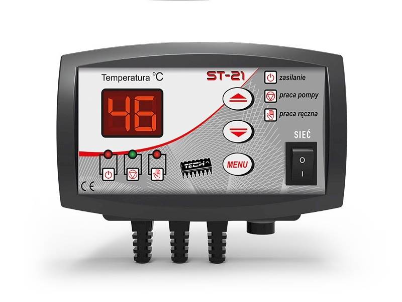 TECH ST-21 Sterownik pompy CO z wyświetlaczem
