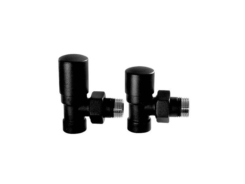 Alatus Zestaw zaworów 1/2" SWING czarny kątowy