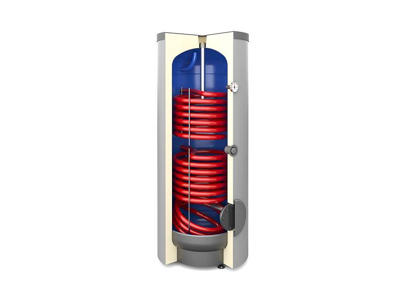Wymiennik CWU stojący 400L 2-wężow. Galmet