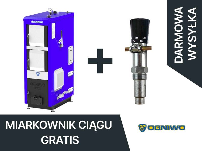 Kocioł zgazowujący drewno OGNIWO BIO 25kW V-kl ED