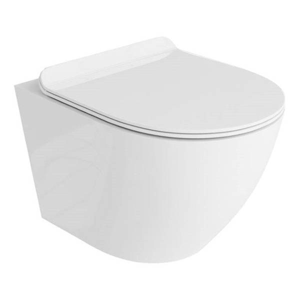 Miska wisząca Lanzarote Rimless deska slim W-O