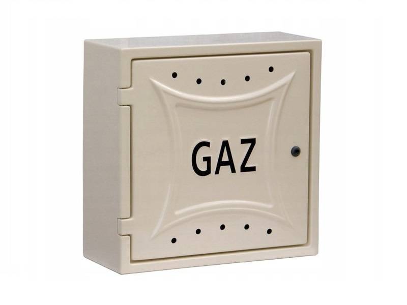 Skrzynka gazowa 60x60x25 pełna beżowa