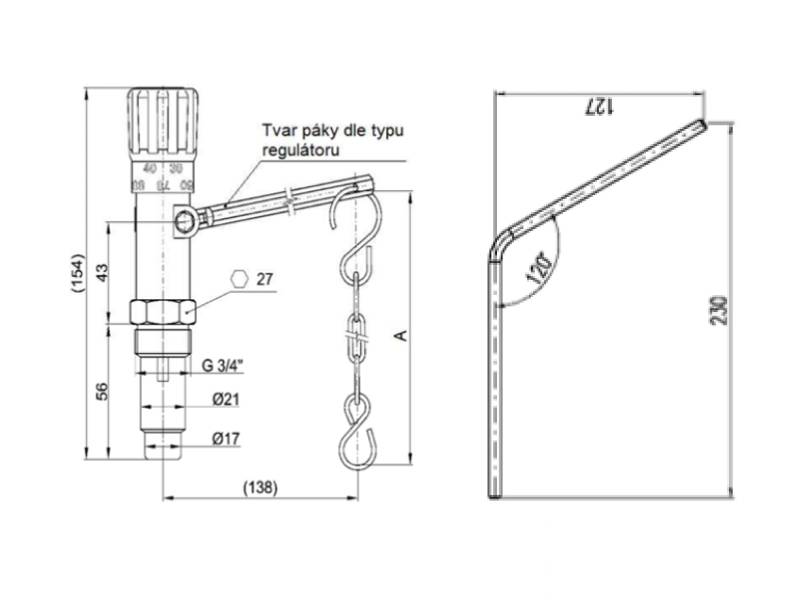 Miarkownik ciągu 1/2" Regulus