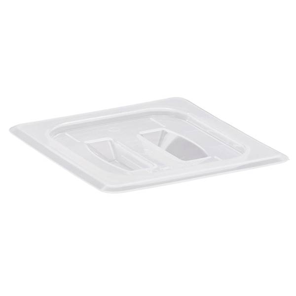 FOOD PAN LID 1/6 PP HDL-TRANS