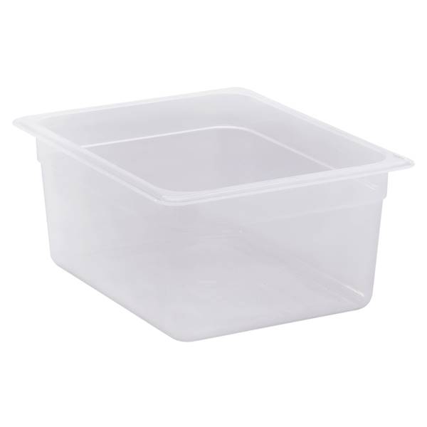FOOD PAN 1/2X6" PP-TRANS