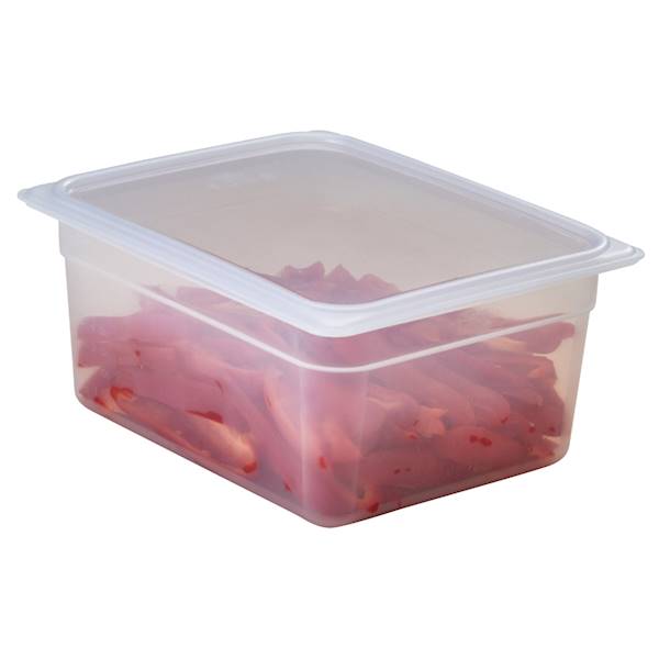 FOOD PAN 1/2X6" PP-TRANS