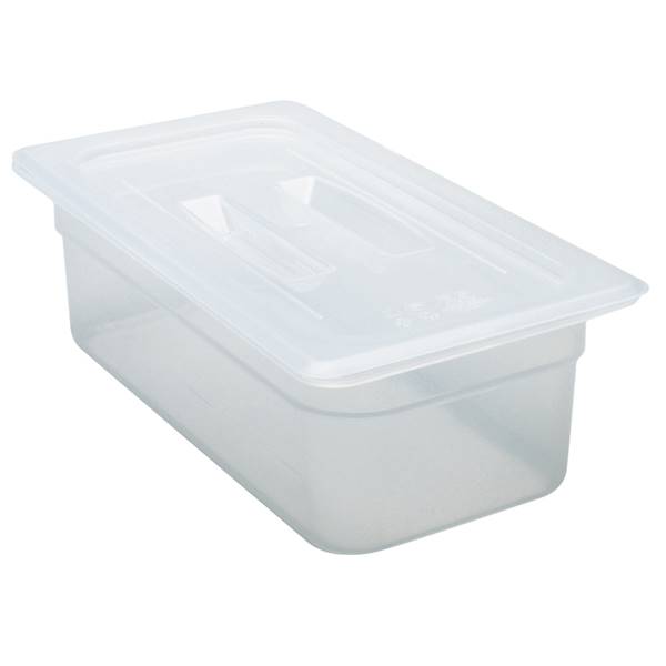 FOOD PAN 1/3X4" PP-TRANS