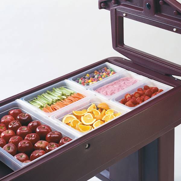 FOOD PAN 1/3X4" PP-TRANS