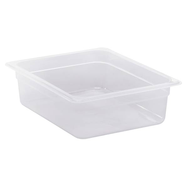 FOOD PAN 1/2X4" PP-TRANS