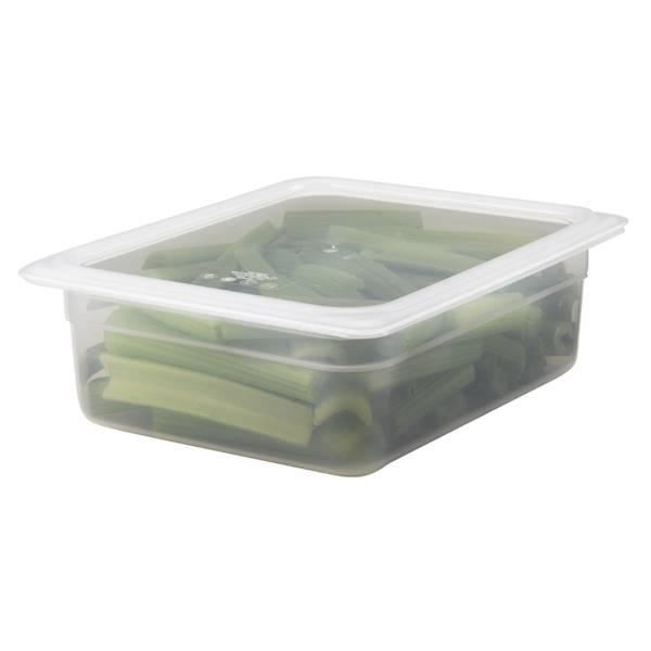 FOOD PAN 1/2X4" PP-TRANS