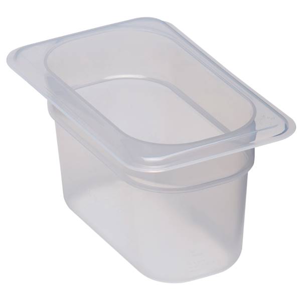 FOOD PAN 1/9X4" PP-TRANS