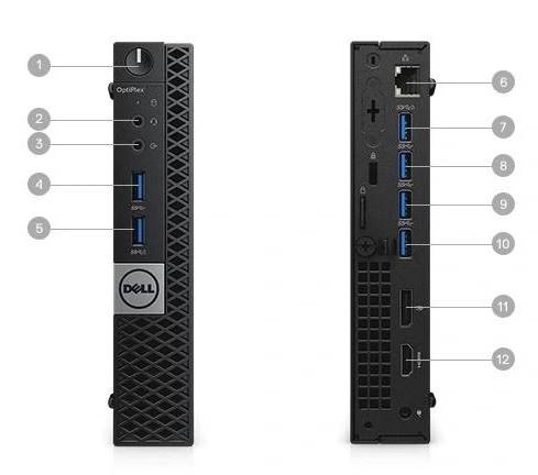 Komputer  u Dell 7040 USFF i5-6500T 16GB SSD_512 WiFi Win10Pro