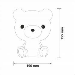 Polux Lampka nocna MIŚ LED 2,5W biały