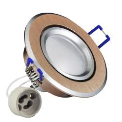 Polux LED OLAL-IO84WWG2-250 2,4W  okrąg złoty szcz