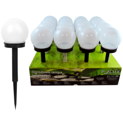 Polux Lampa solarna PC KULA GLS234P1BKCW   a24 