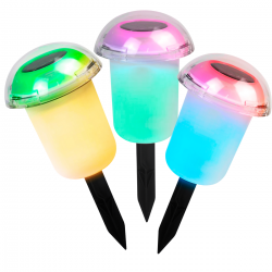 Polux Lampa solarna MOMO RGB a12
