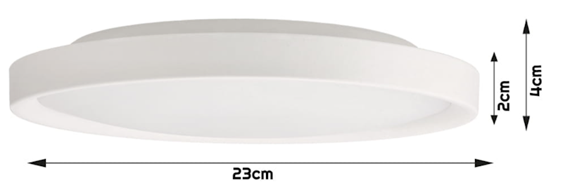 V Plafon LED 13W 4000K VO2883 *