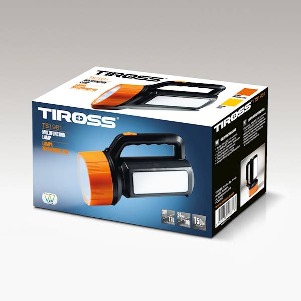 TIROSS latarka szperacz TS-1981 3W 