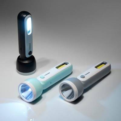 TIROSS latarka TS-1855 1+1 LED ładowanie USB 