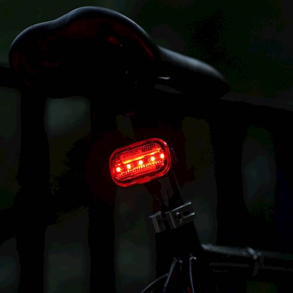 Tiross lampa rowerowa tył TS-2216 3xAA 15chipled